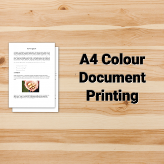 A4 Document Printing Service | Full colour | Letterhead Printing
