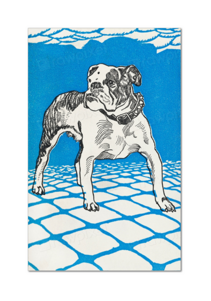 Bulldog (1912) by Moriz Jung