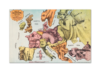 War Map of Europe, Paul Hadol