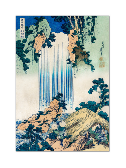 Yoro Waterfall in Mino Province, Katsushika Hokusai