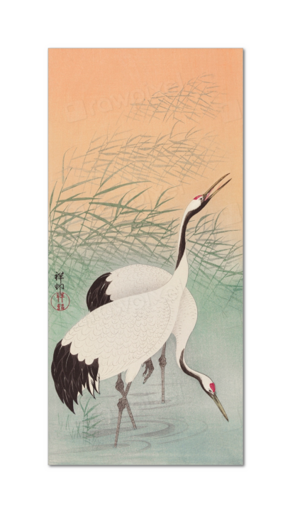 Two Cranes, Ohara Koson