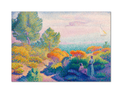 Two Women by the Shore, Mediterranean (Henri-Edmond Cross, 1896)