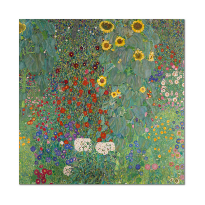 Farm Garden with Sunflowers (Gustav Klimt, 1907)