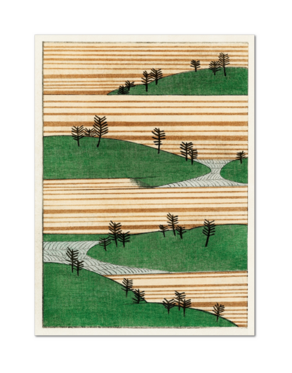 Landscape Illustration, Shin Bijutsukai