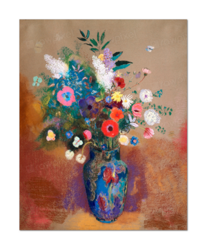 Bouquet of Flowers (Odilon Redon, 1900-1905)